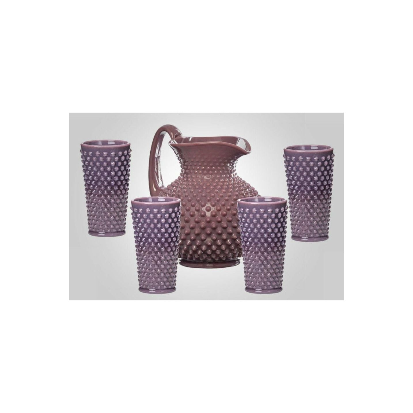 GiGi Hobnail Pitcher & Goblets