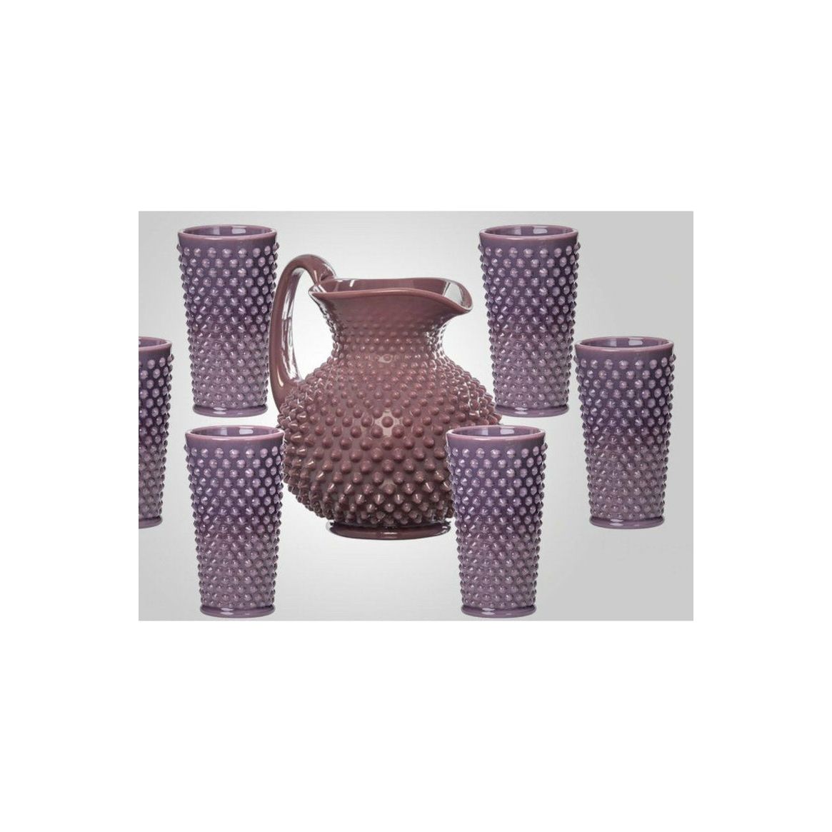 GiGi Hobnail Pitcher & Goblets