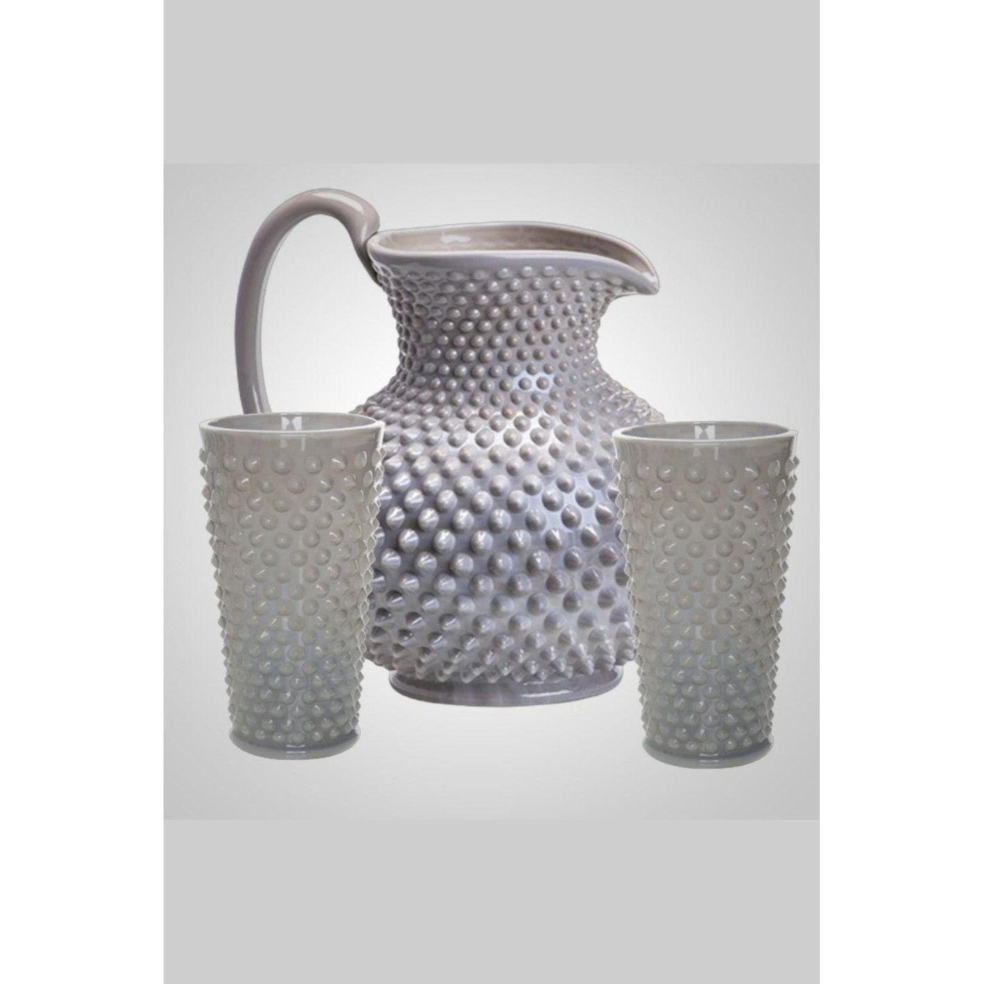 GiGi Hobnail Pitcher & Goblets