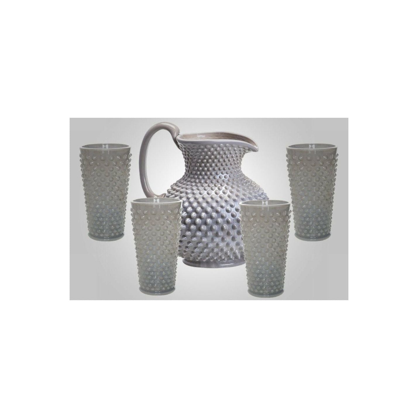 GiGi Hobnail Pitcher & Goblets