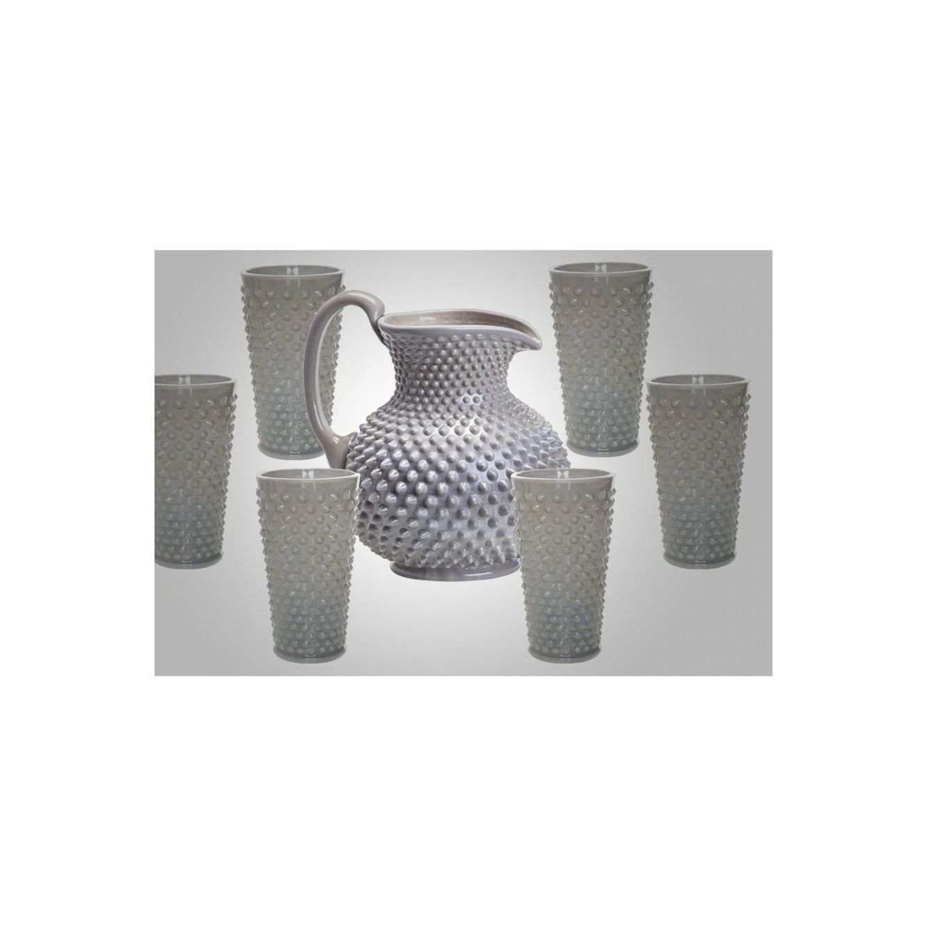 GiGi Hobnail Pitcher & Ice Teas
