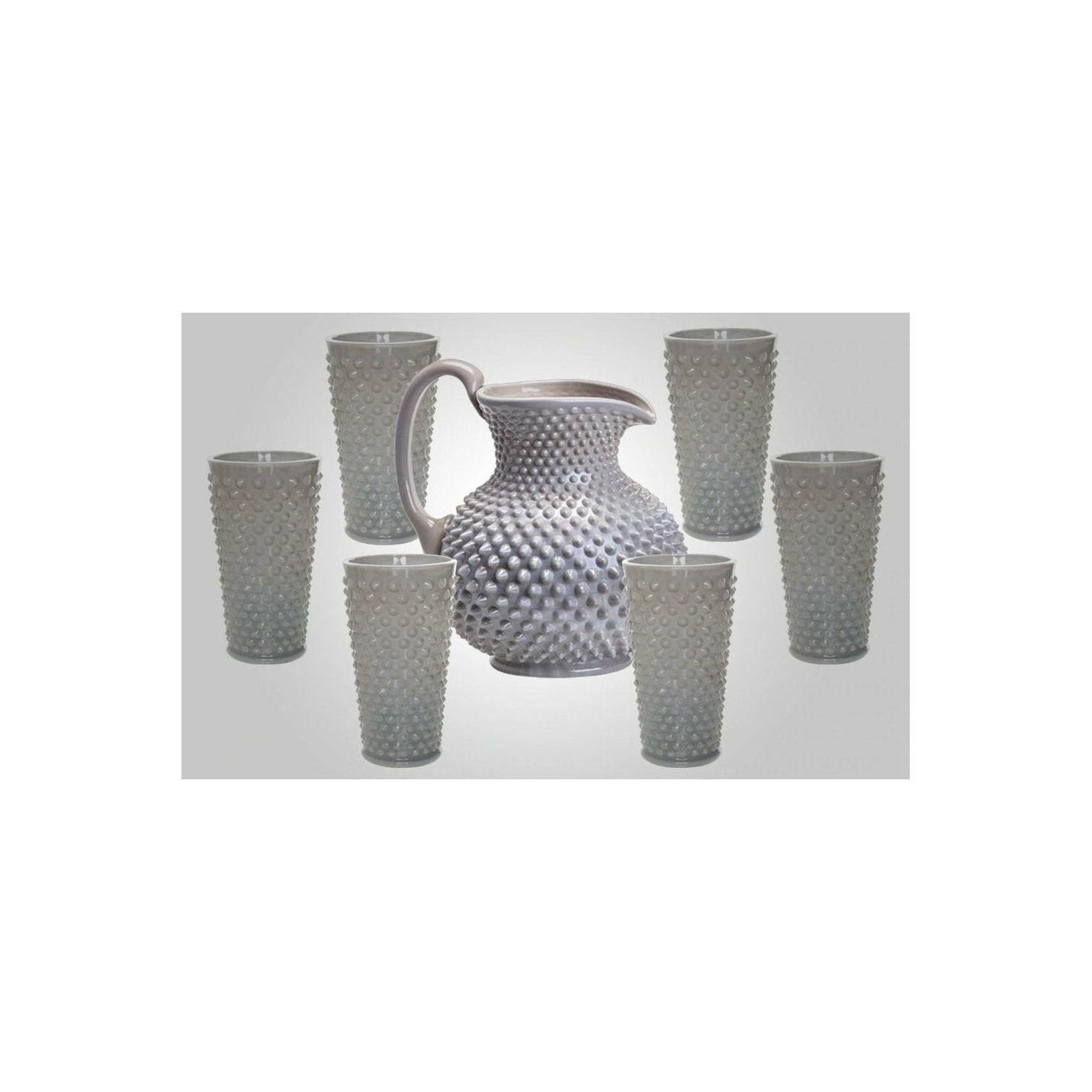 GiGi Hobnail Pitcher & Goblets