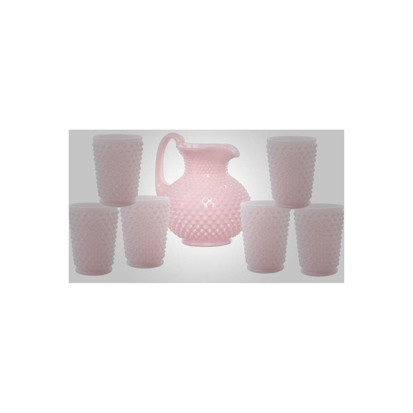 GiGi Hobnail Pitcher & Goblets