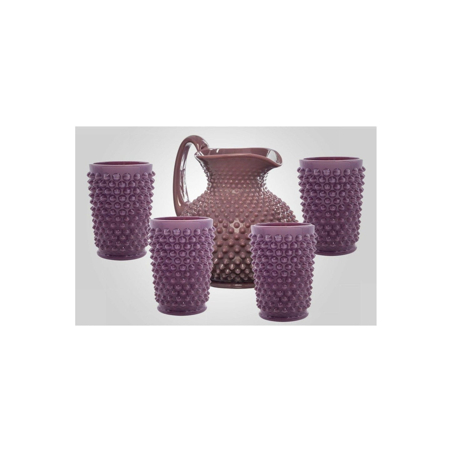 GiGi Hobnail Pitcher & Goblets