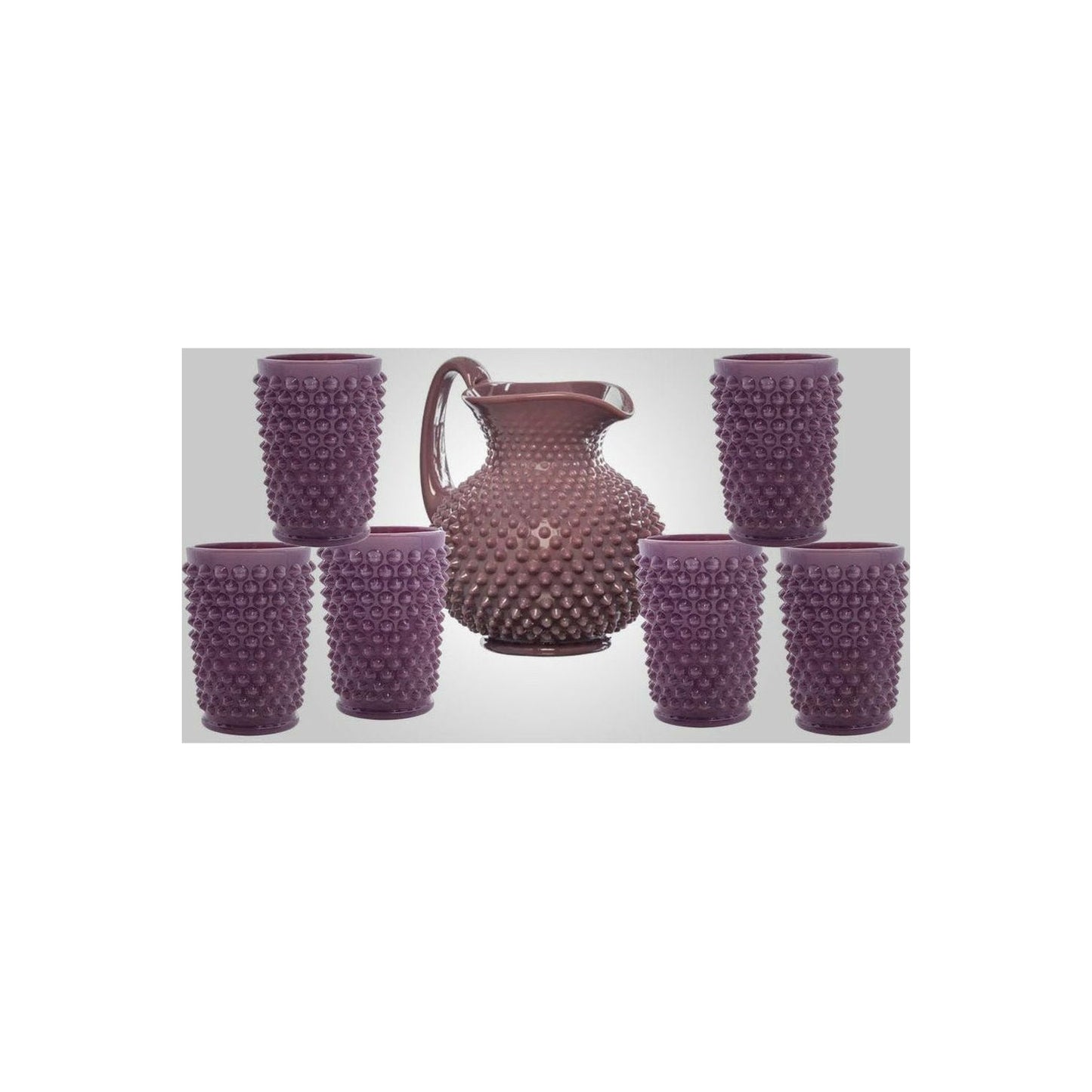 GiGi Hobnail Pitcher & Goblets