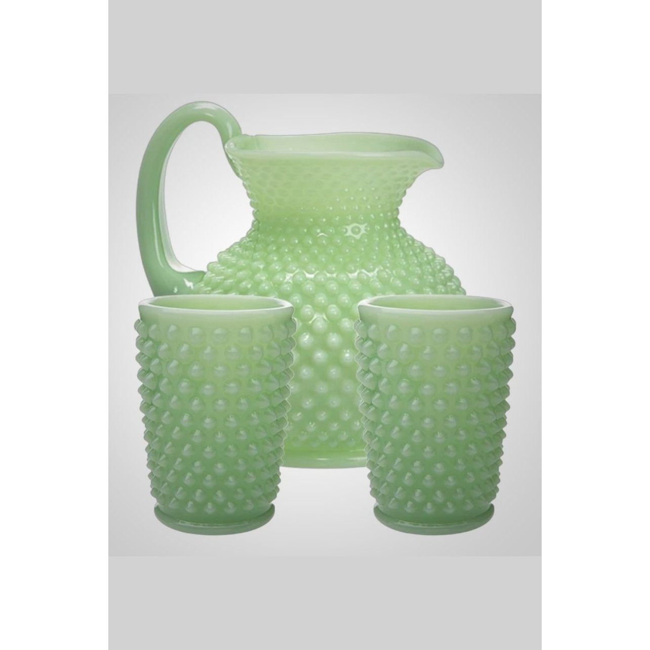 GiGi Hobnail Pitcher & Goblets