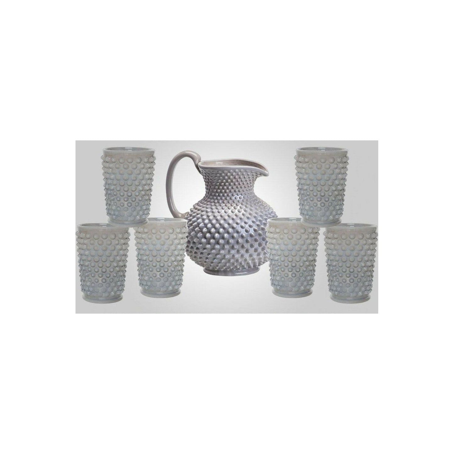 GiGi Hobnail Pitcher & Goblets