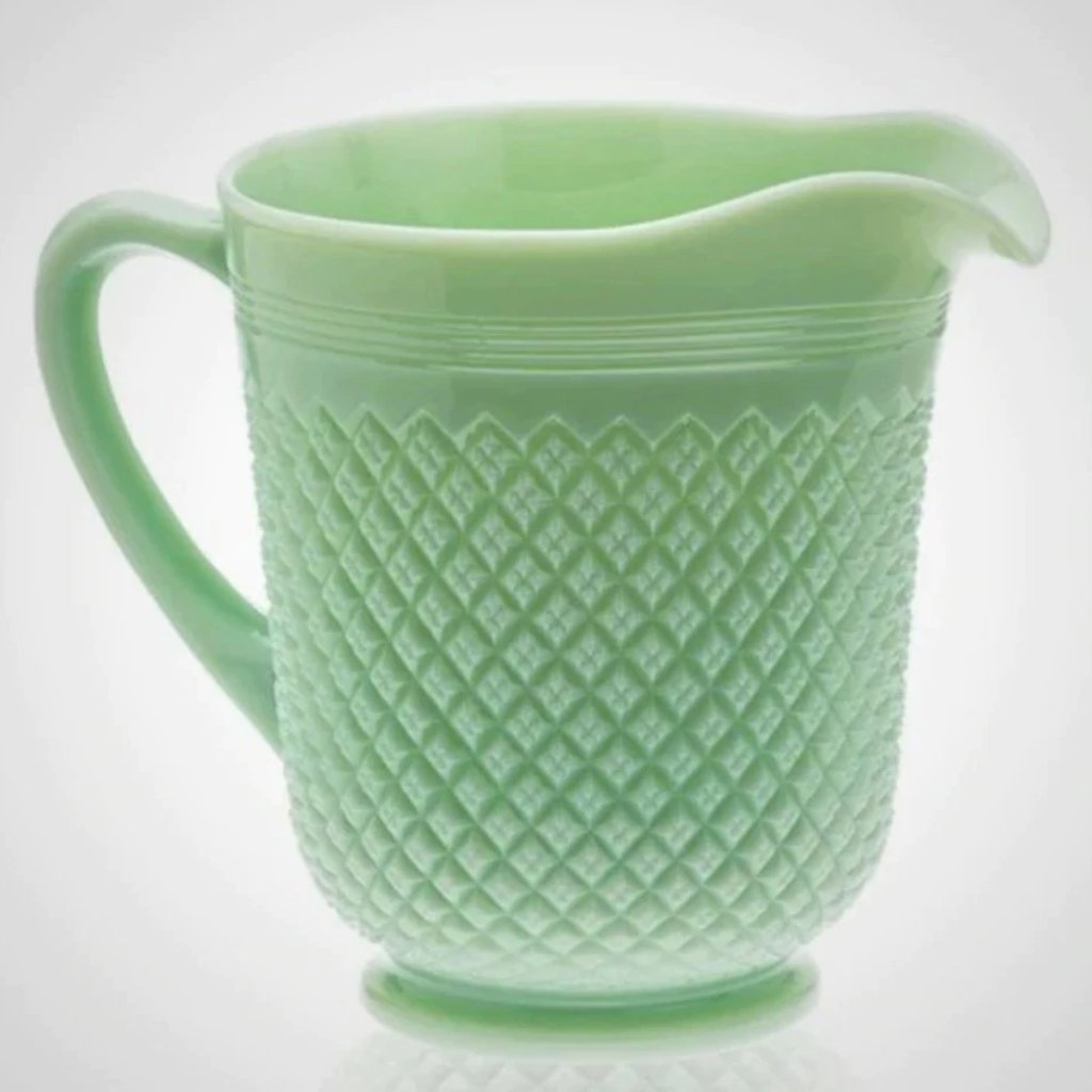 Mosser Glass Addison Glass Pitcher 48 oz. Emerald Green