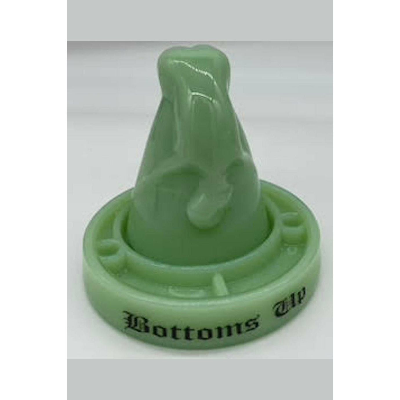 Bottoms Up Whiskey Glass w/Coaster