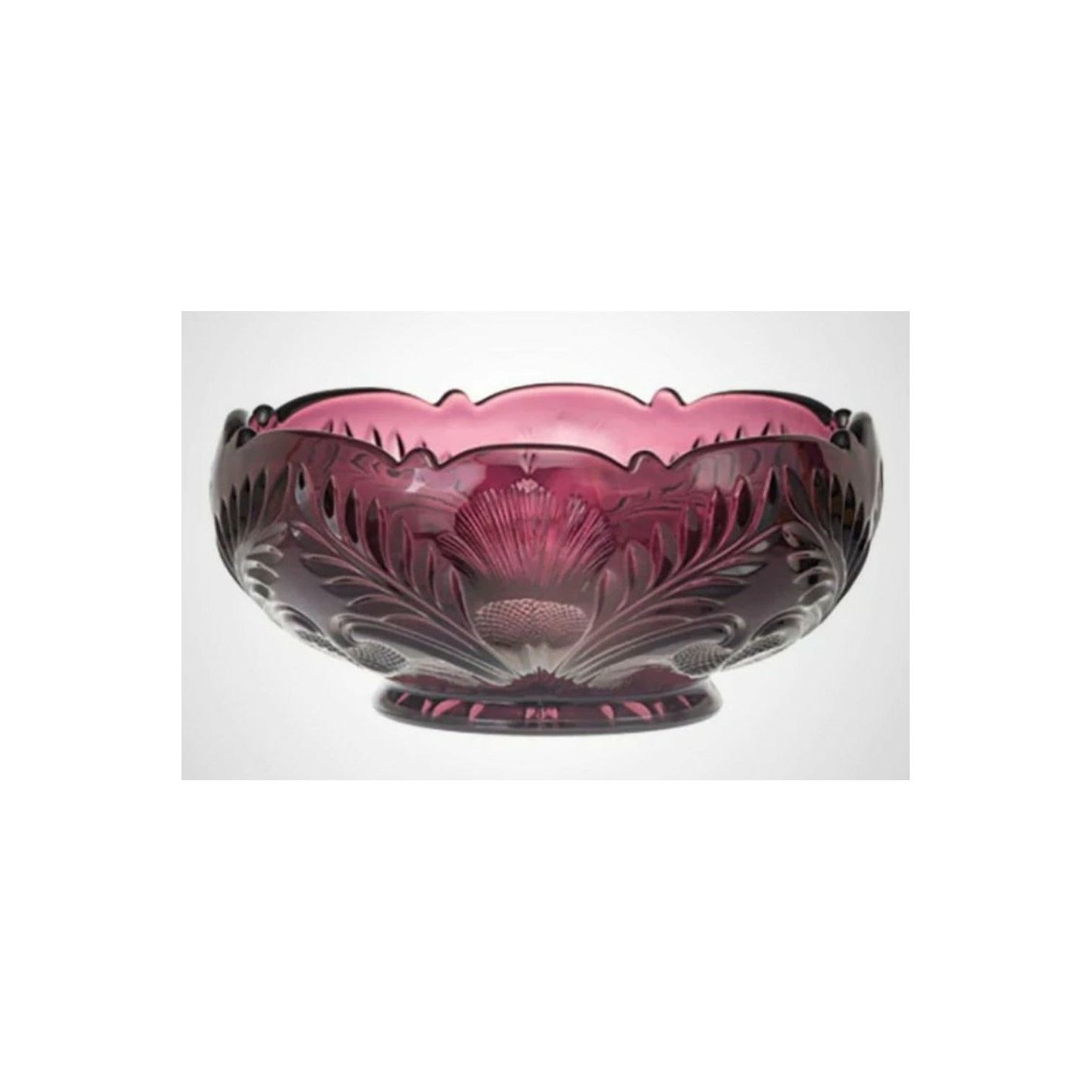 Inverted Thistle Serving Bowl