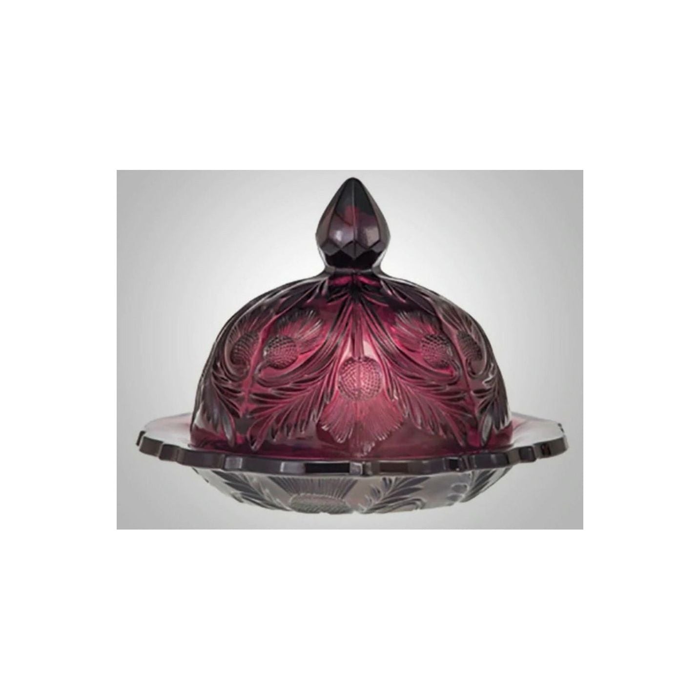 Inverted Thistle Butterdish