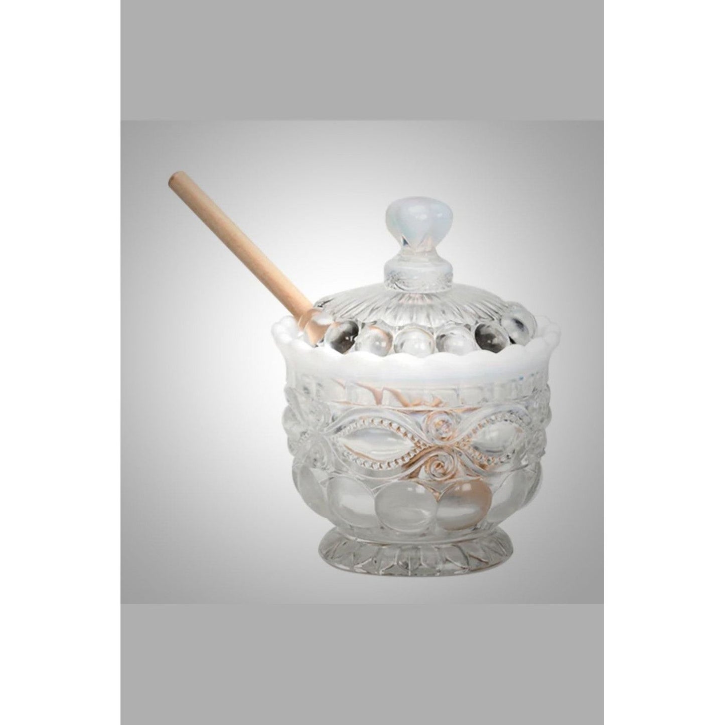 Eye Winker Honey Jar & Dipper