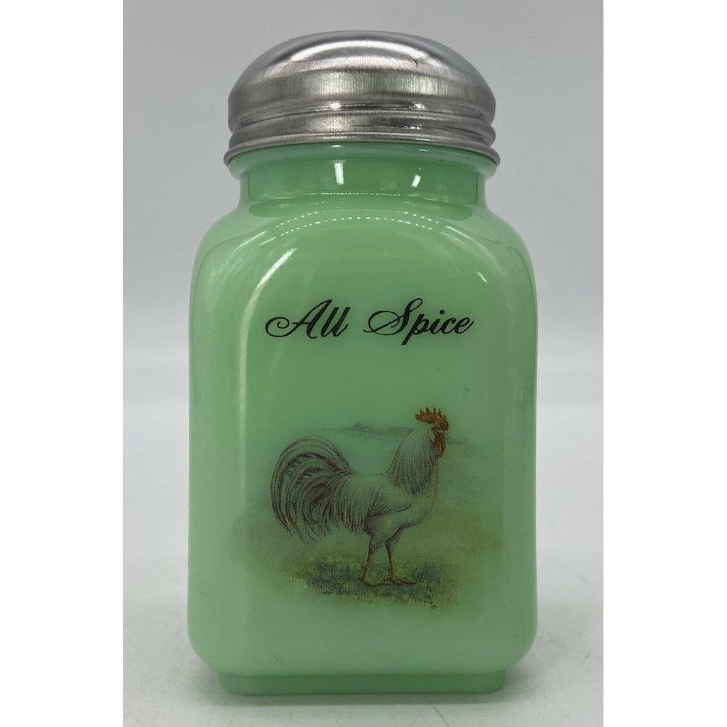 Square Stove Top Spice Jars - Jade