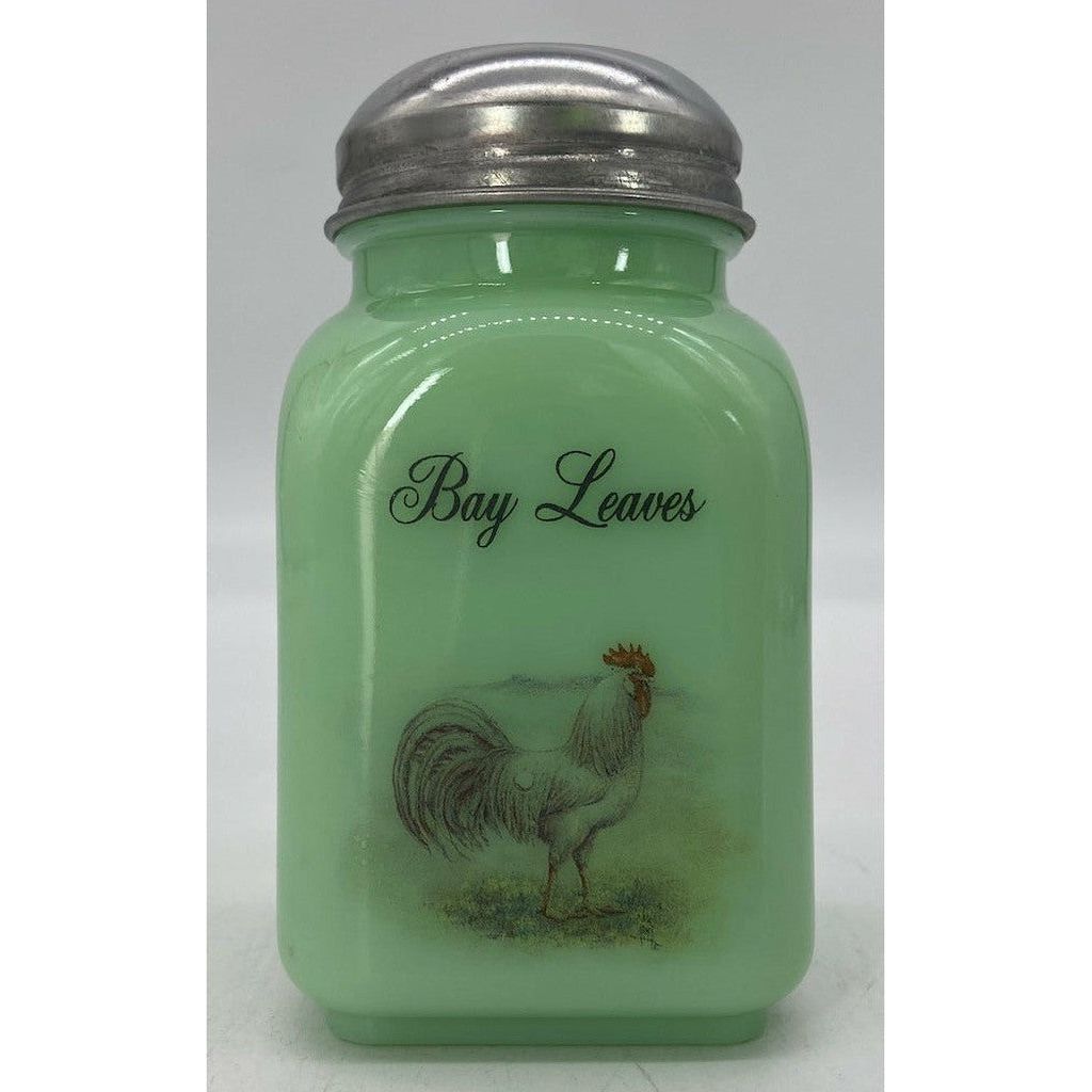 Square Stove Top Spice Jars - Jade