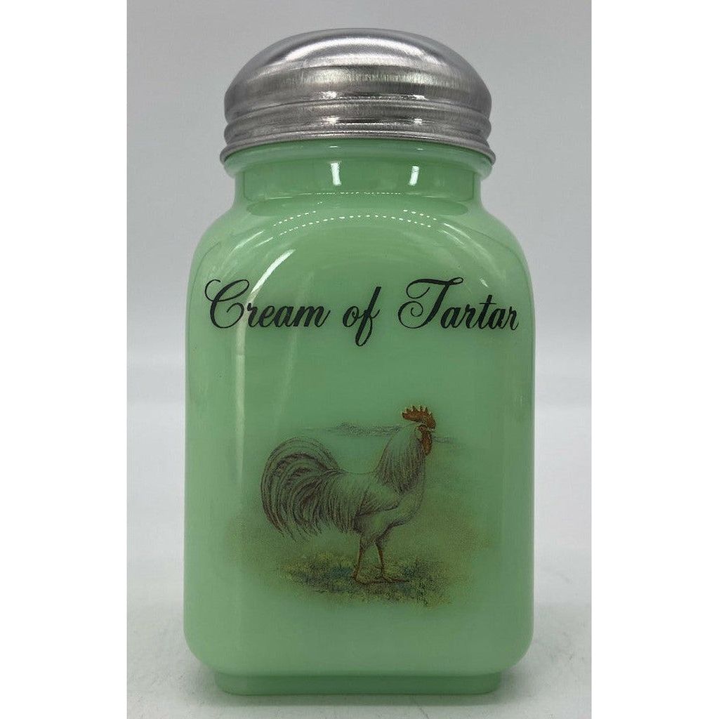 Square Stove Top Spice Jars - Jade