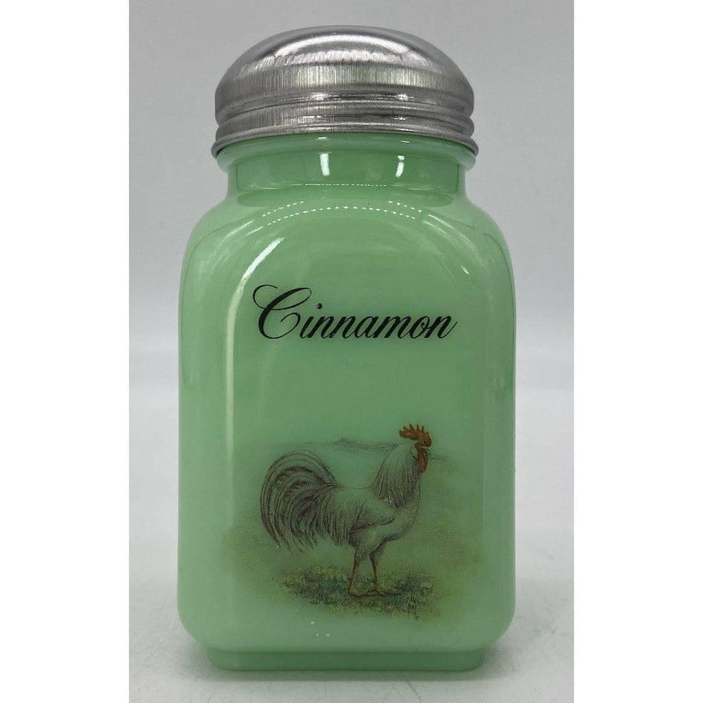Square Stove Top Spice Jars - Jade