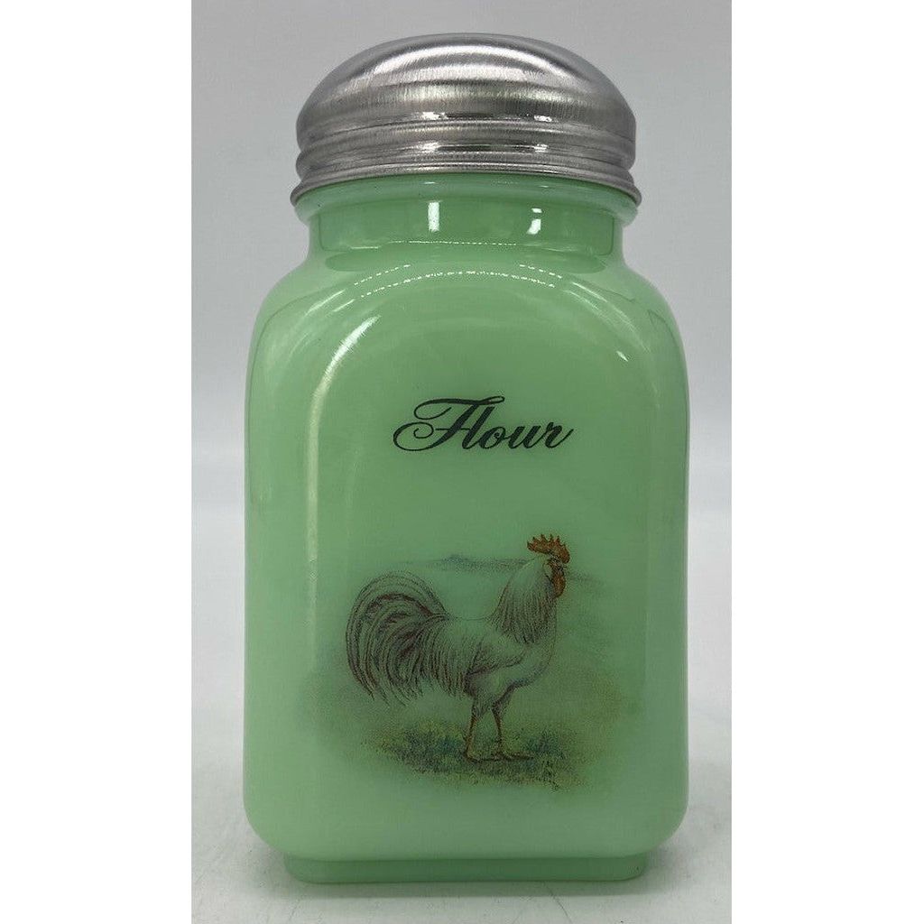 Square Stove Top Spice Jars - Jade