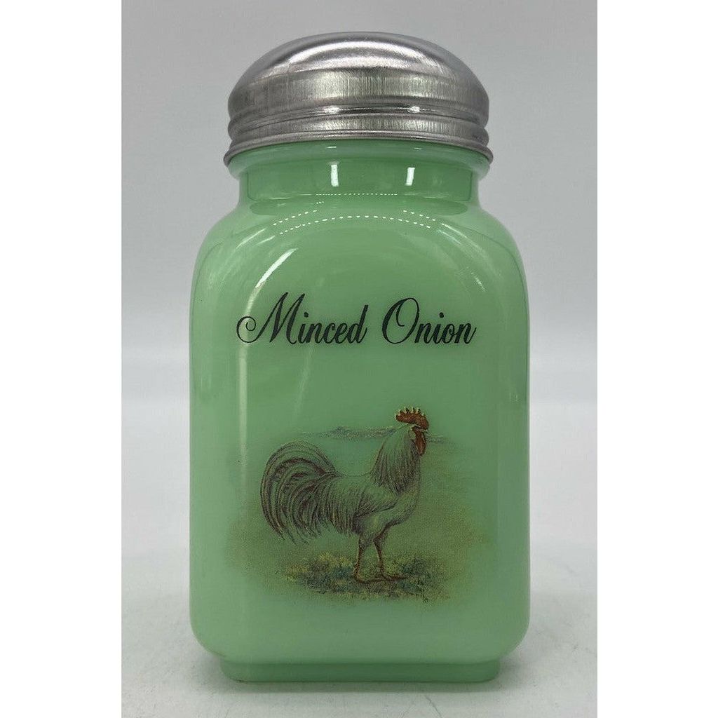 Square Stove Top Spice Jars - Jade