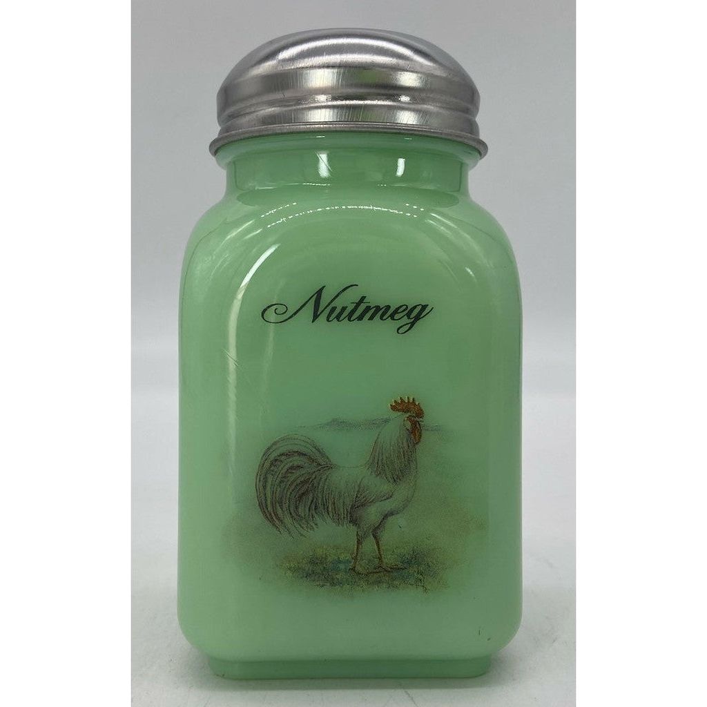 Square Stove Top Spice Jars - Jade