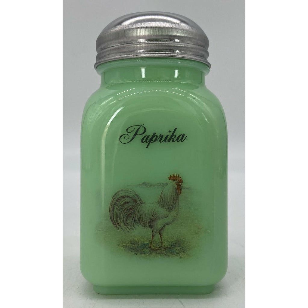 Square Stove Top Spice Jars - Jade