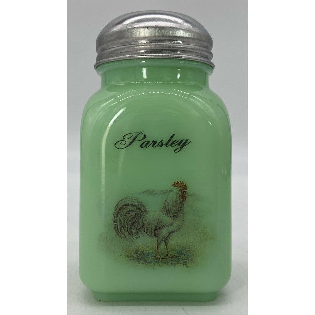Square Stove Top Spice Jars - Jade