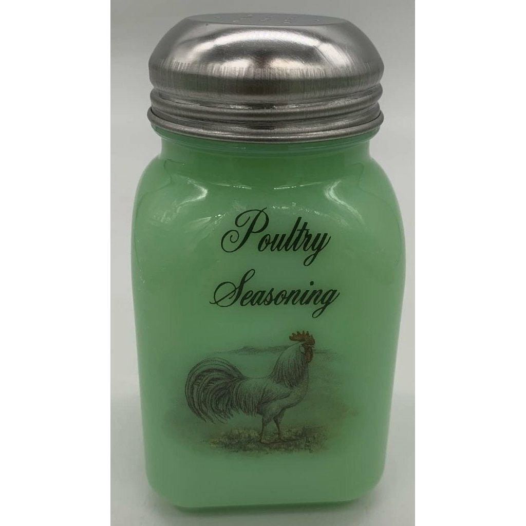 Square Stove Top Spice Jars - Jade