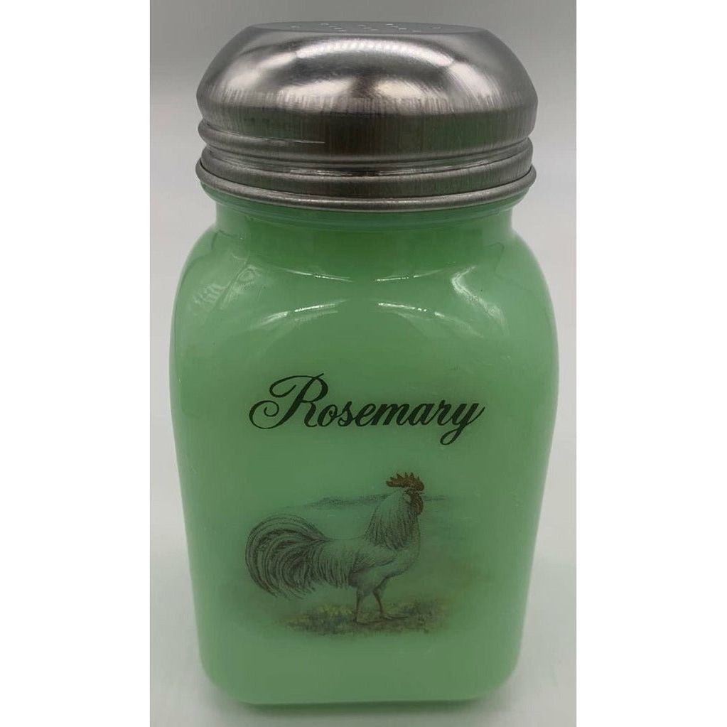 Square Stove Top Spice Jars - Jade