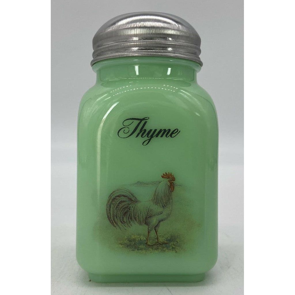 Square Stove Top Spice Jars - Jade