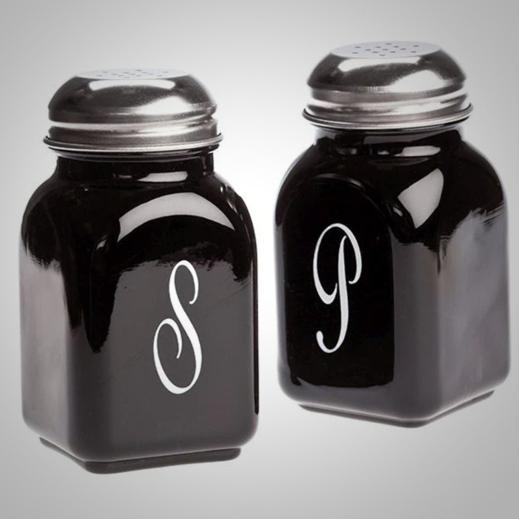 Stove Top Salt & Pepper Shakers Monogram