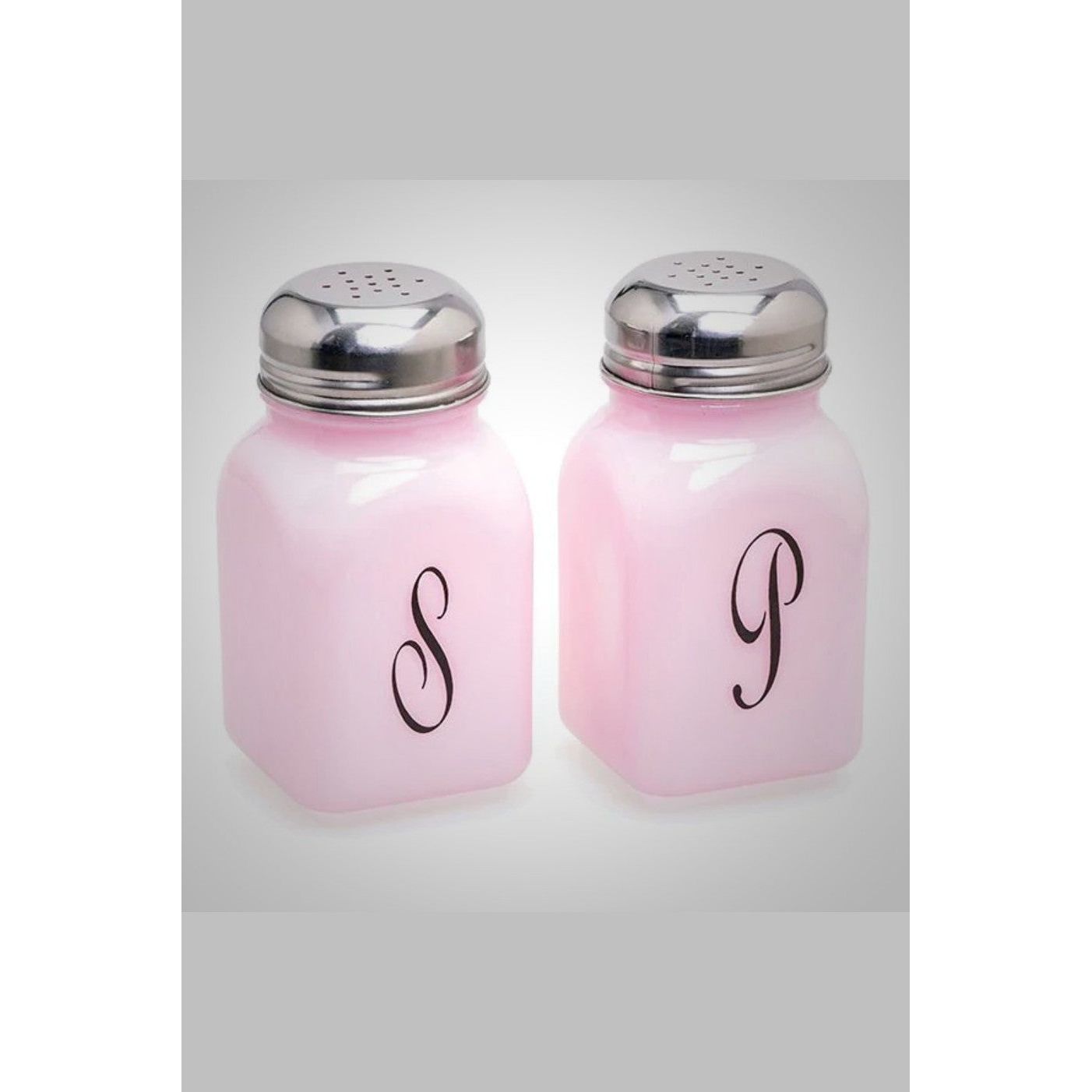 Stove Top Salt & Pepper Shakers Monogram