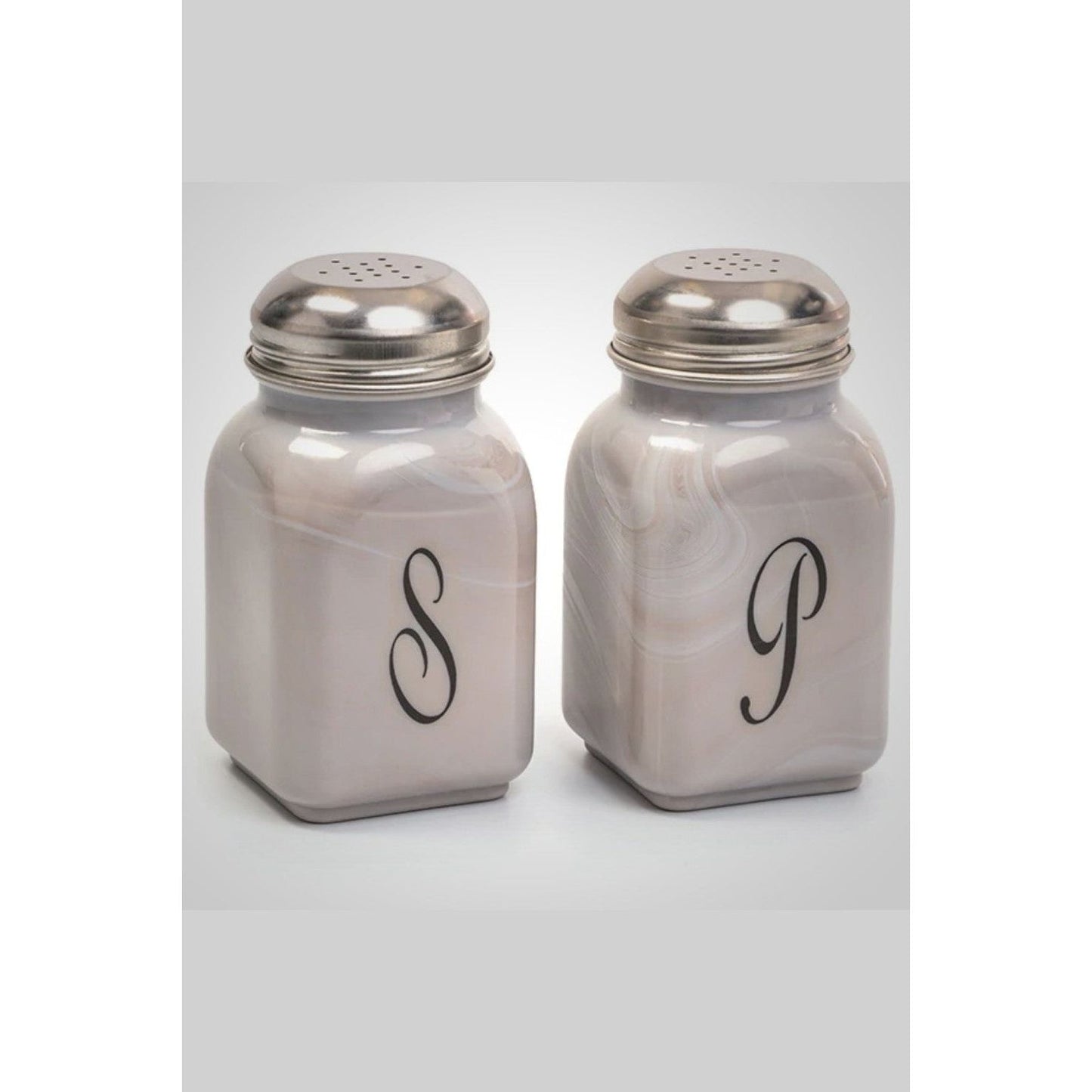 Stove Top Salt & Pepper Shakers Monogram