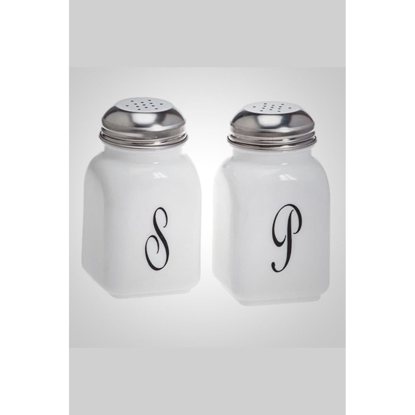 Stove Top Salt & Pepper Shakers Monogram