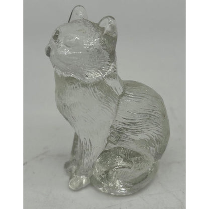 3" Solid Glass Sitting Kitten