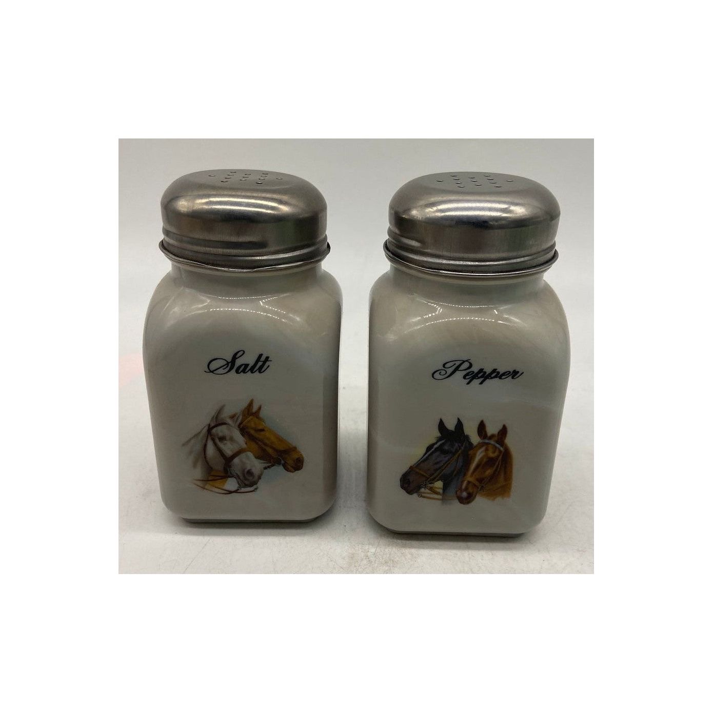 Stove Top Salt & Pepper Shakers Decorated w/Animals
