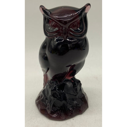 Solid Glass Fenton Large Owl