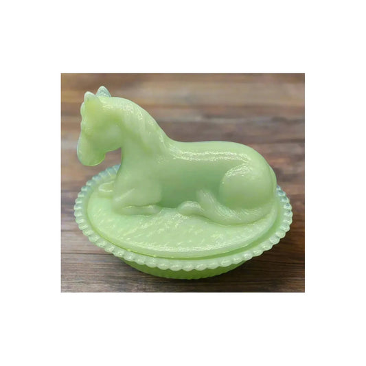 Covered Pony on Split Ribbed Base
