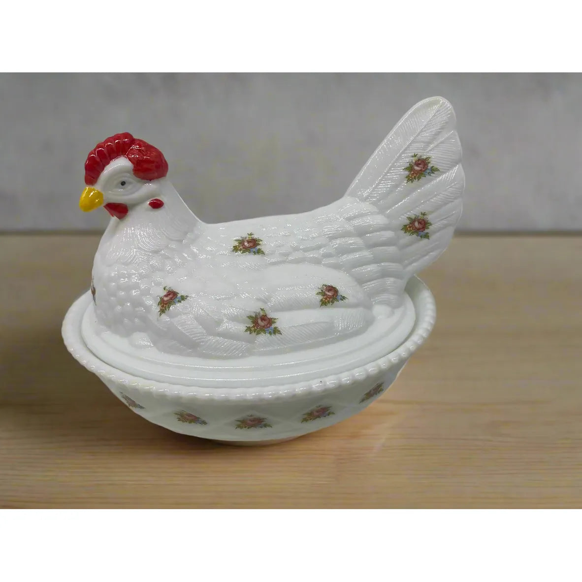 Covered Chicken Dish with on Woven Nest