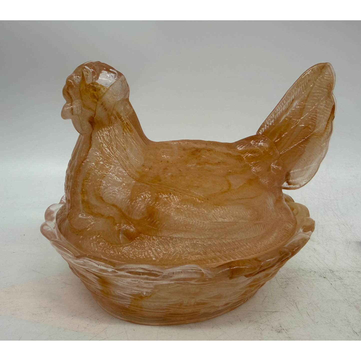 Covered Chicken on Woven Nest