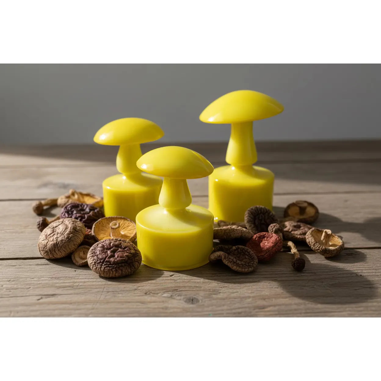 Solid Glass Mushroom