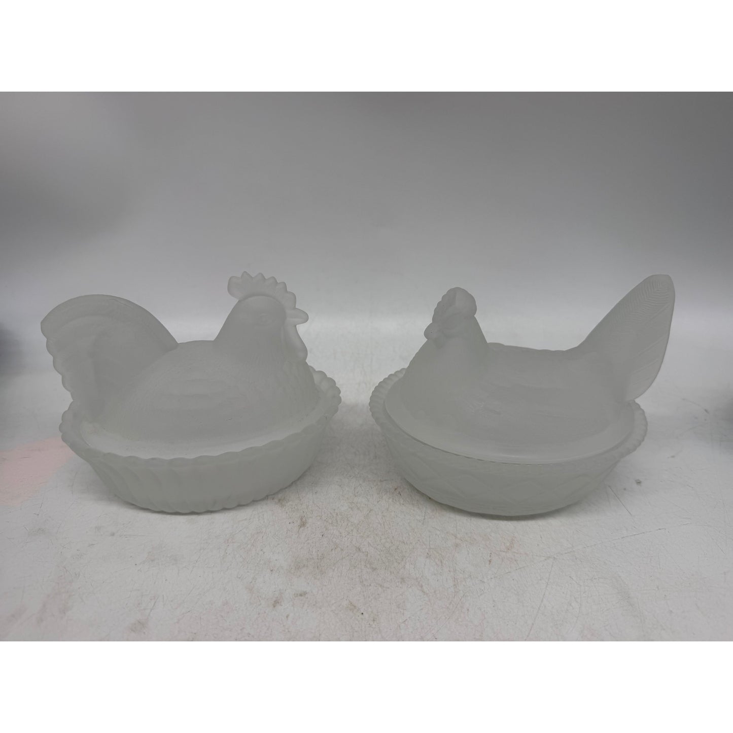 Covered 5" Chicken and Rooster (Sets will not be sold separately)