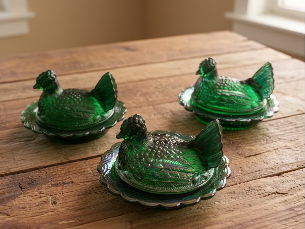 Covered 5" Chicken and Rooster (Sets will not be sold separately)