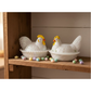 Covered 5" Chicken and Rooster (Sets will not be sold separately)