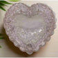 Heart Covered Jewelry Box or Candy Dish