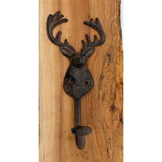 Cast Iron Hooks Deer Head Hook
