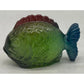 Solid Glass Chubby Fish Figurine