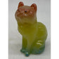 3" Solid Glass Sitting Kitten