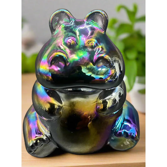 Solid Glass Fenton Hippopotamus "Hippo"