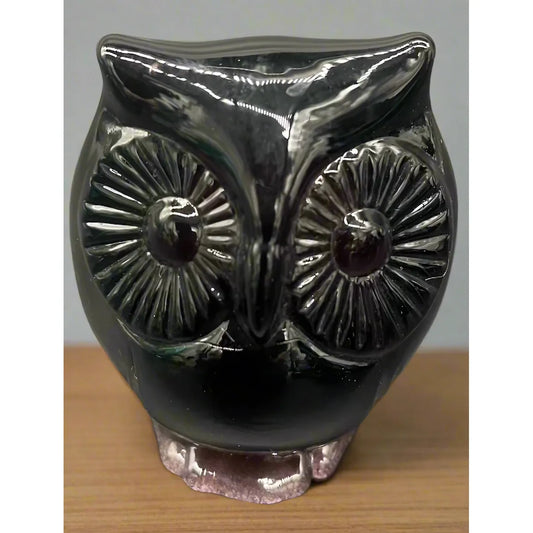 Solid Glass Fenton Big Eye Owl