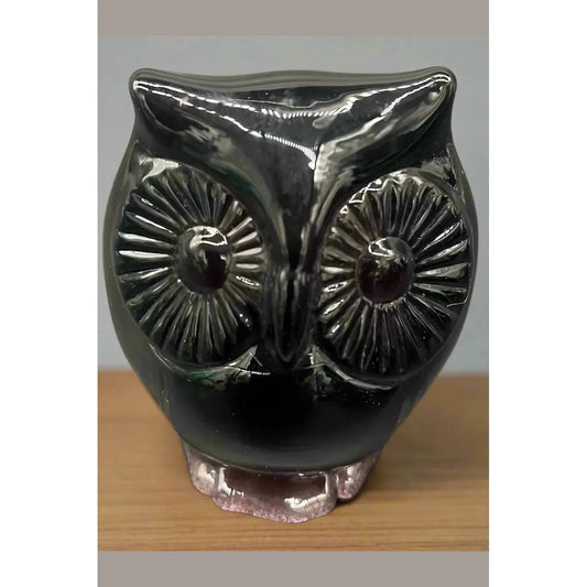 Solid Glass Fenton Big Eye Owl (Year End Clearance)