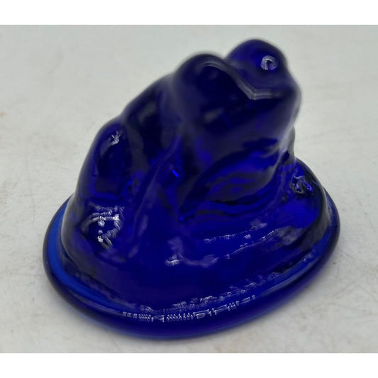 Solid Glass Frog Paperweight, Medium